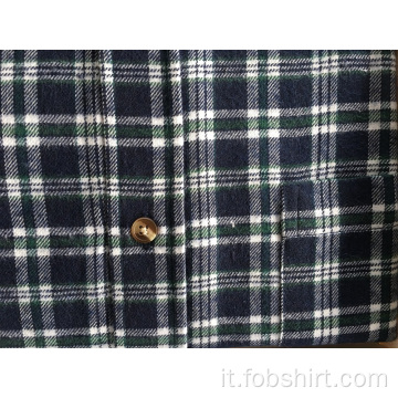 Camicia da lavoro in tessuto di flanella